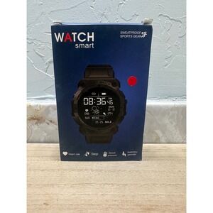 Smart Watch Fitness Tracker Heart Rate Blood Pressure Step Counter Red Band